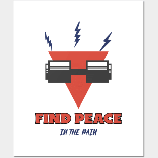 Find Peace In The Pain Workout Posters and Art